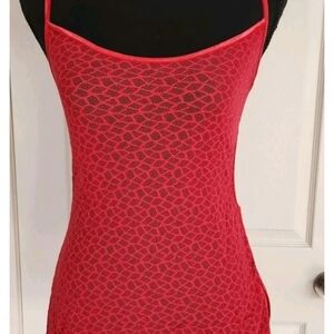 Red Lace Women's Top